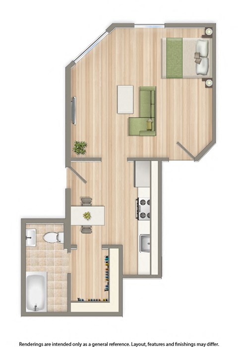 dupont apartments studio floor plan